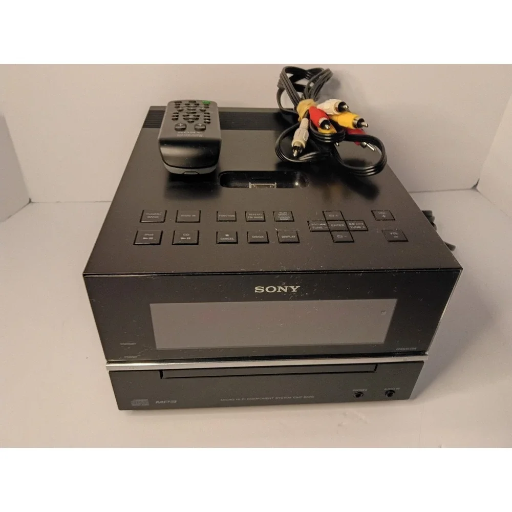 Sony Micro Hi-Fi Component HCD-BX20i Compact Disc Receiver AM/FM iPod Remote